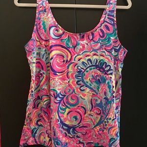 Lilly Pulitzer | multi colored | cotton tank top
